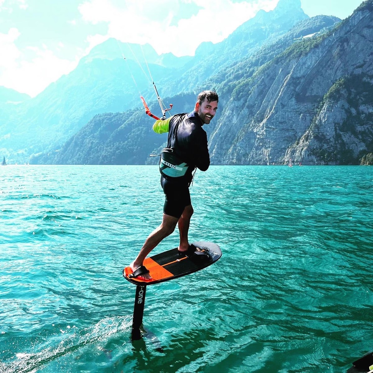 Kitesurfen am Urnersee, Isleten